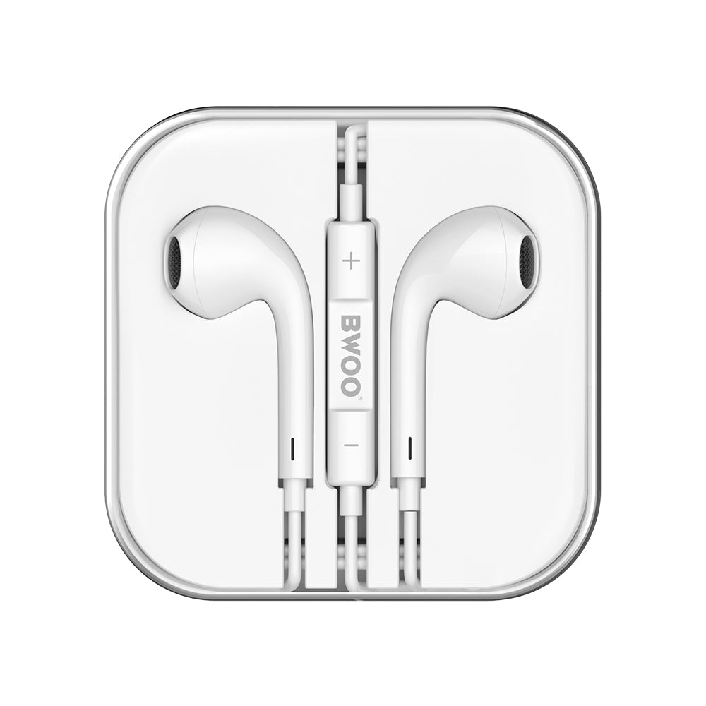 Handsfree 3,5 mm BWOO HF05, biela