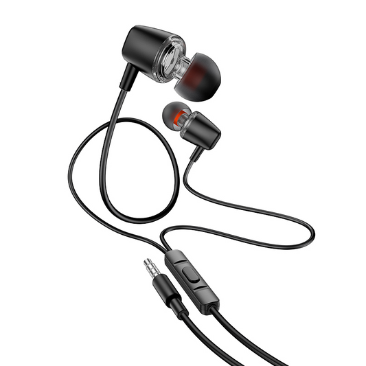 Handsfree 3,5 mm HOCO M107, čierne