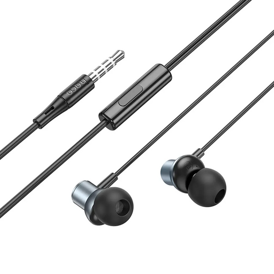 Handsfree 3,5 mm HOCO M110, sivá