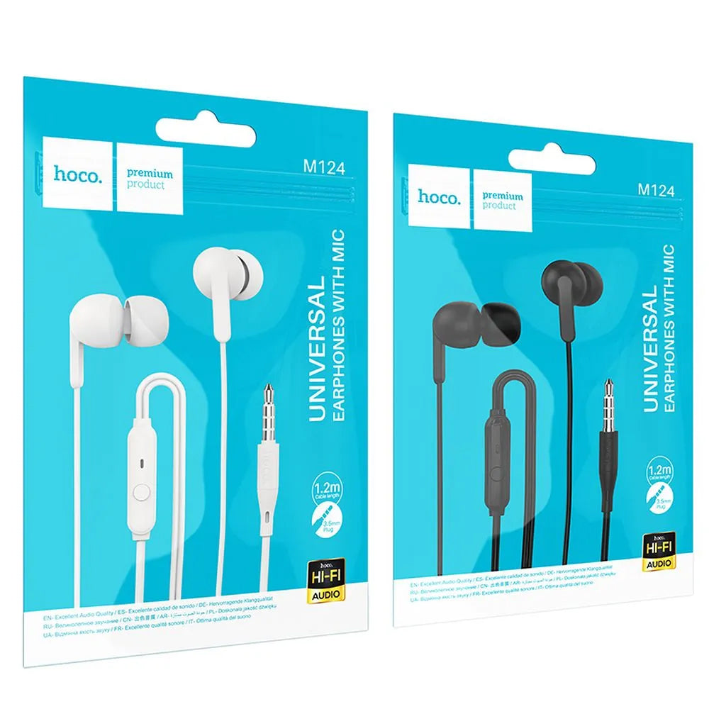Handsfree 3.5mm HOCO M124, Čierna