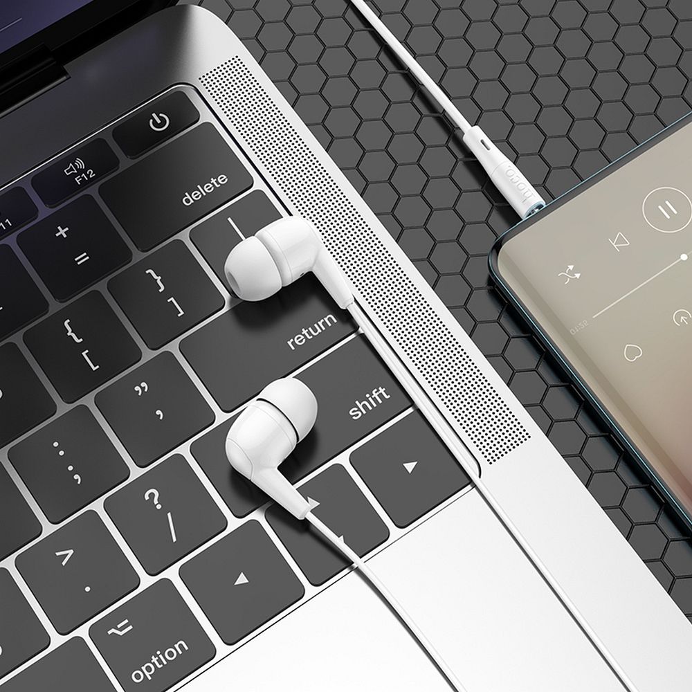 Handsfree 3.5mm HOCO M97, Biela