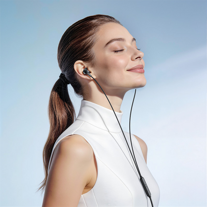 Handsfree 3,5 mm / USB-C HOCO M119A, čierny