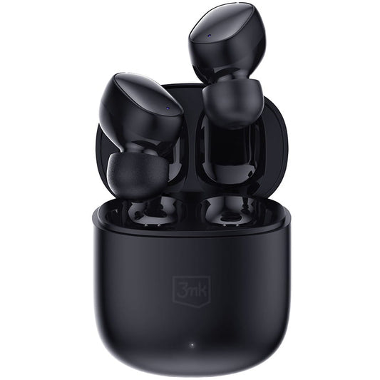 Handsfree Bluetooth 3MK FlowBuds, TWS, Čierna