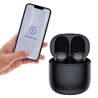 Handsfree Bluetooth 3MK FlowBuds, TWS, Black