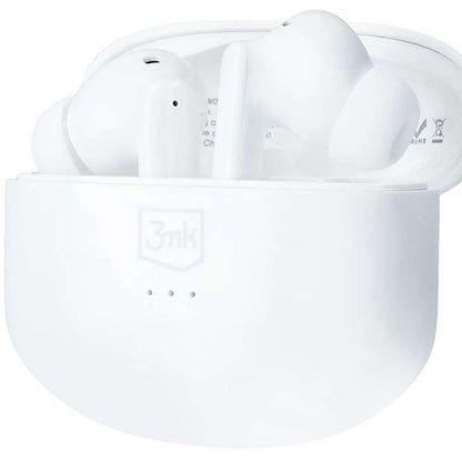 Handsfree Bluetooth 3MK LIFEPODS, TWS, ANC, Biela