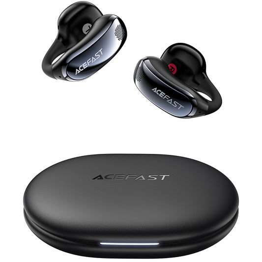 Handsfree Bluetooth Acefast Aceclip Pro, TWS, Čierna
