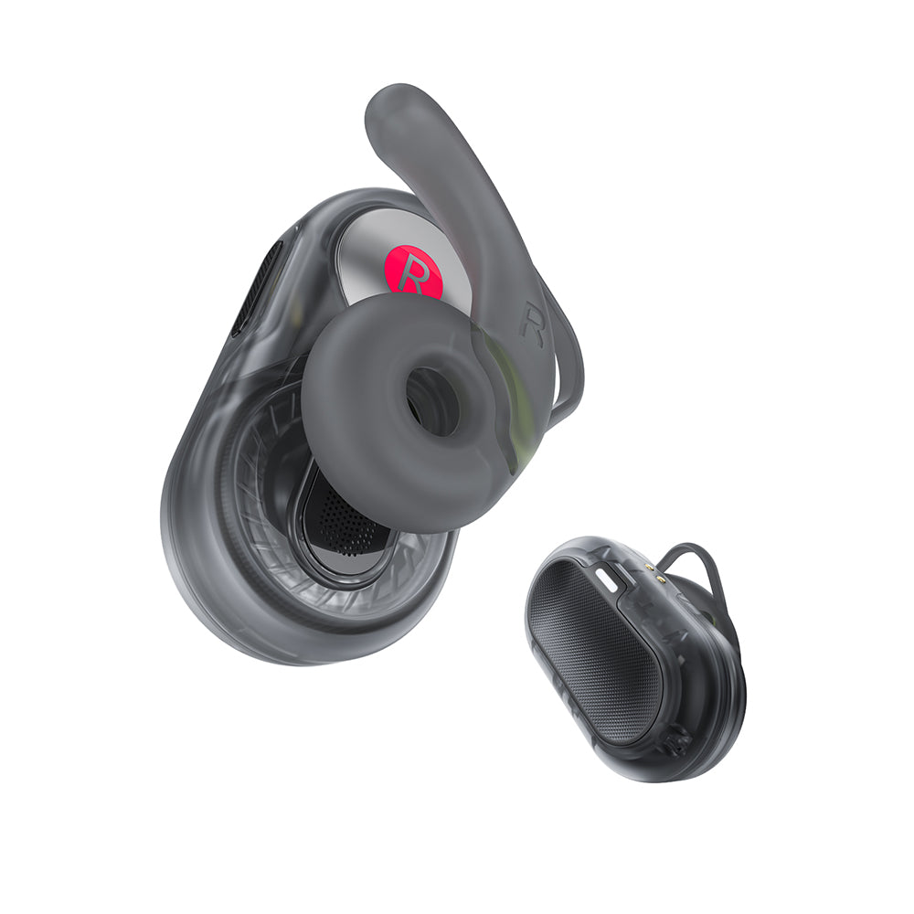 Handsfree Bluetooth Acefast Acefit Neo, TWS, Čierna
