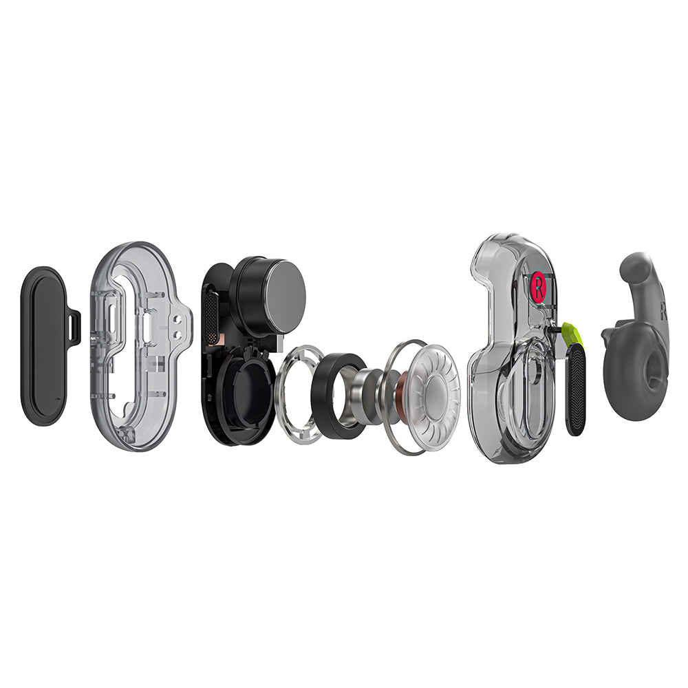Handsfree Bluetooth Acefast Acefit Neo, TWS, Čierna
