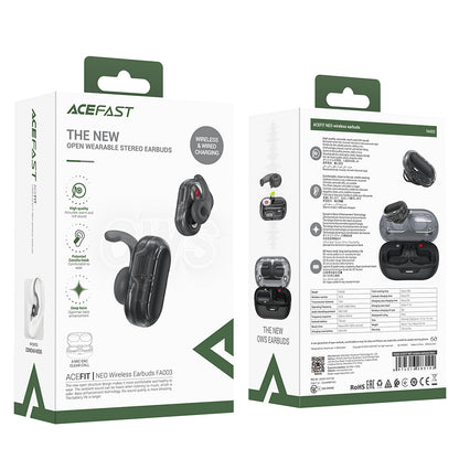 Handsfree Bluetooth Acefast Acefit Neo, TWS, Čierna