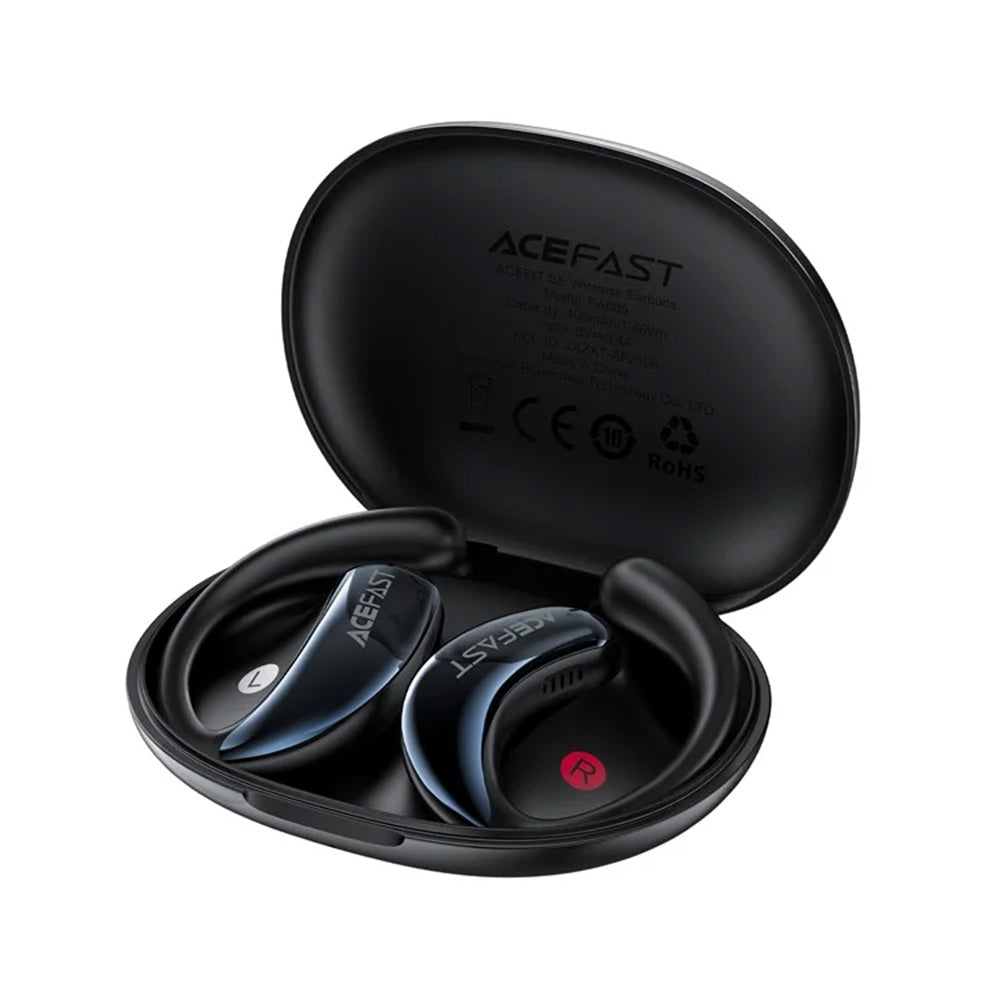 Handsfree Bluetooth Acefast Acefit SE, TWS, Čierna