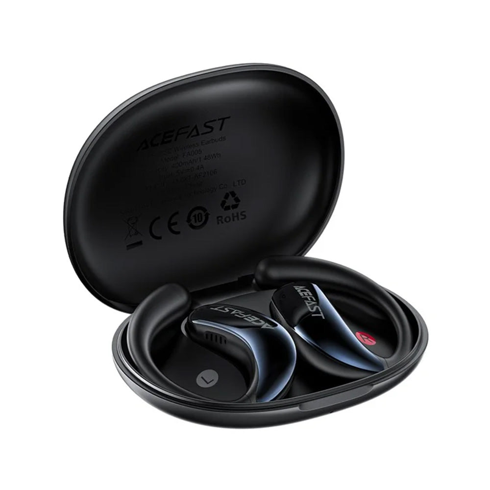 Handsfree Bluetooth Acefast Acefit SE, TWS, Čierna