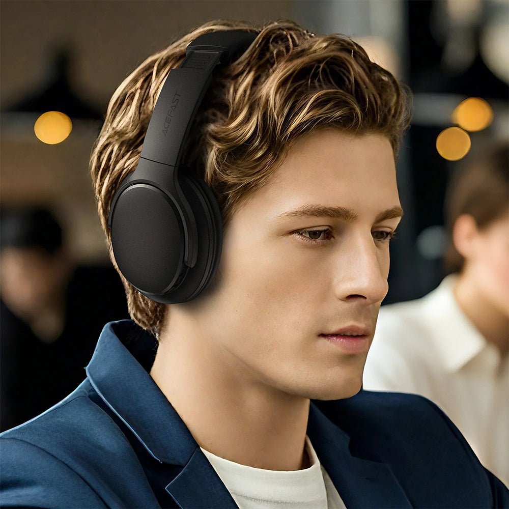 Handsfree Bluetooth Acefast H10, A2DP, Čierna