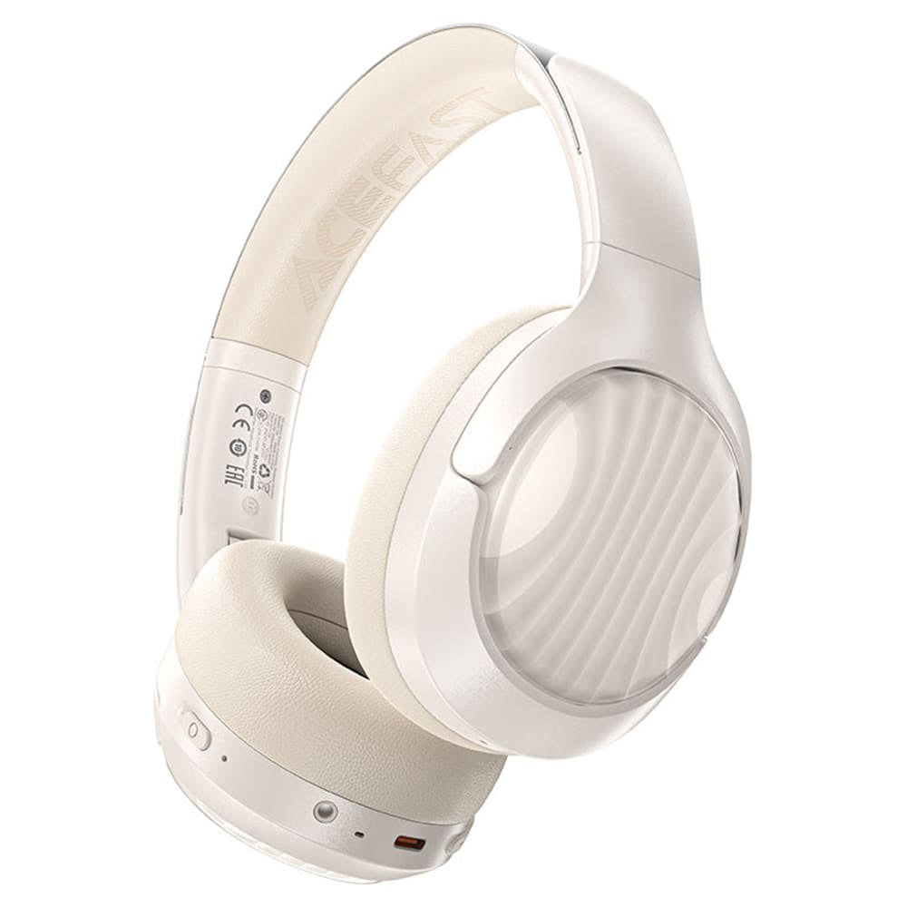 Handsfree Bluetooth Acefast H5, A2DP, ANC, Biela