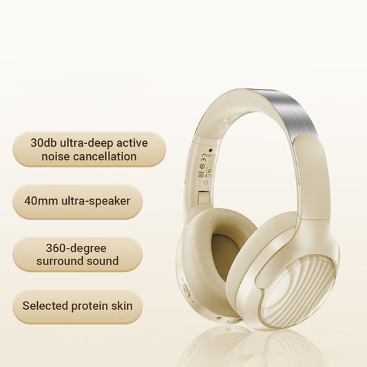 Handsfree Bluetooth Acefast H5, A2DP, ANC, Biela