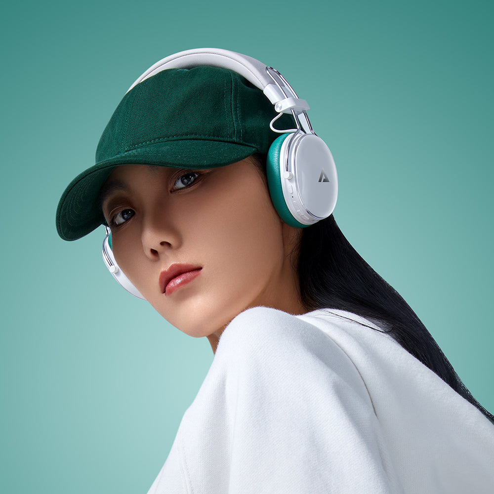 Handsfree Bluetooth Acefast H7, A2DP, ANC, Biela