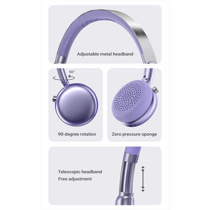 Handsfree Bluetooth Acefast H8, A2DP, ANC, Zlatý