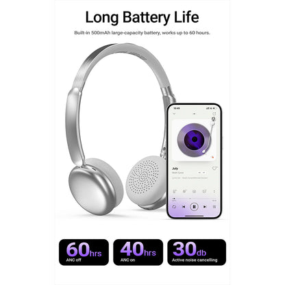 Handsfree Bluetooth Acefast H8, A2DP, ANC, Zlatý