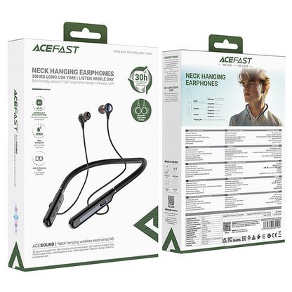 Handsfree Bluetooth Acefast N5, A2DP, Čierna