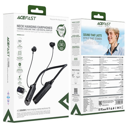 Handsfree Bluetooth Acefast N6, A2DP, Čierna