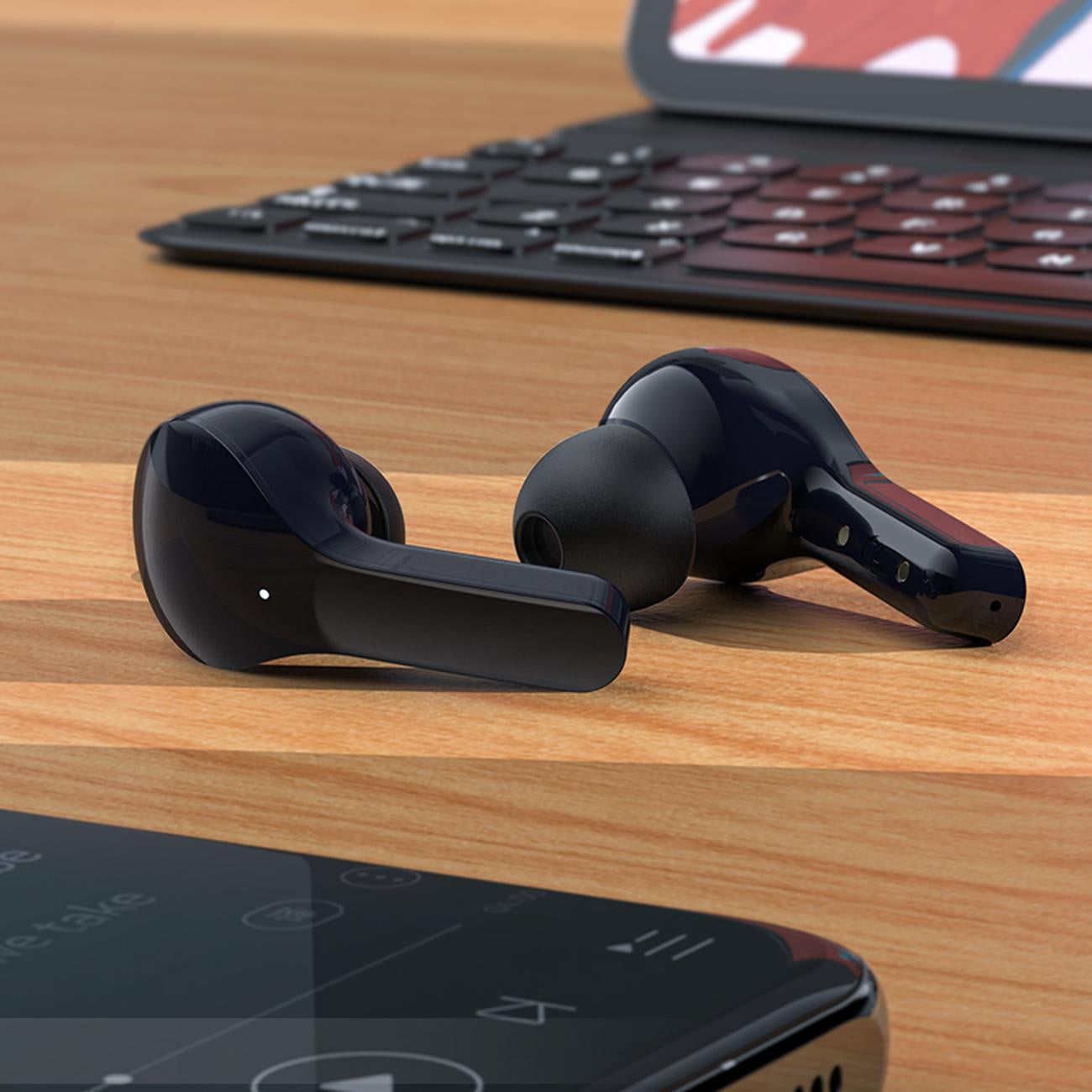 Handsfree Bluetooth Acefast T6, TWS, Námornícka modrá