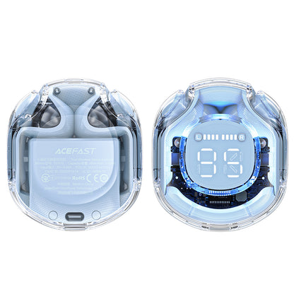 Handsfree Bluetooth Acefast T8, TWS, Modrá