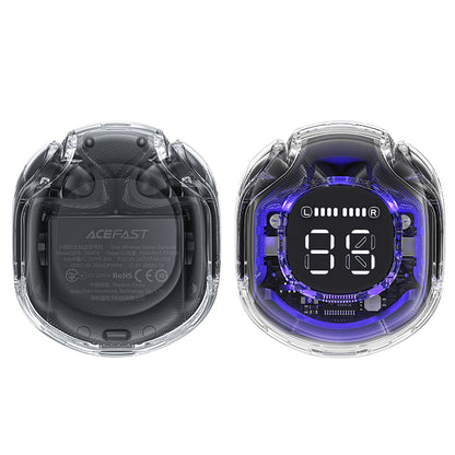 Handsfree Bluetooth Acefast T8, TWS, Čierna