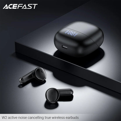Handsfree Bluetooth Acefast W2, TWS, Čierna