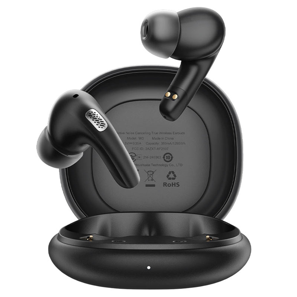 Handsfree Bluetooth Acefast W3, TWS, ANC, Čierna