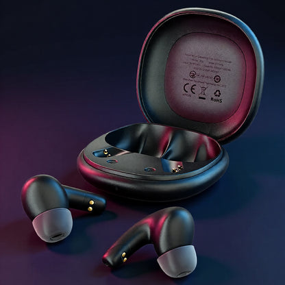 Handsfree Bluetooth Acefast W3, TWS, ANC, Čierna