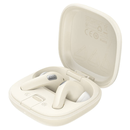 Handsfree Bluetooth Acefast W4, TWS, Béžová