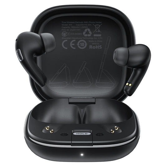 Handsfree Bluetooth Acefast W4, TWS, Čierna