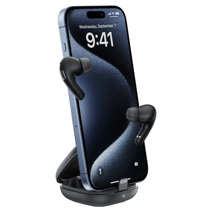 Handsfree Bluetooth Acefast W4, TWS, Čierna