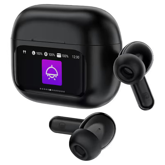 Handsfree Bluetooth Acefast W6, TWS, ANC, Čierna