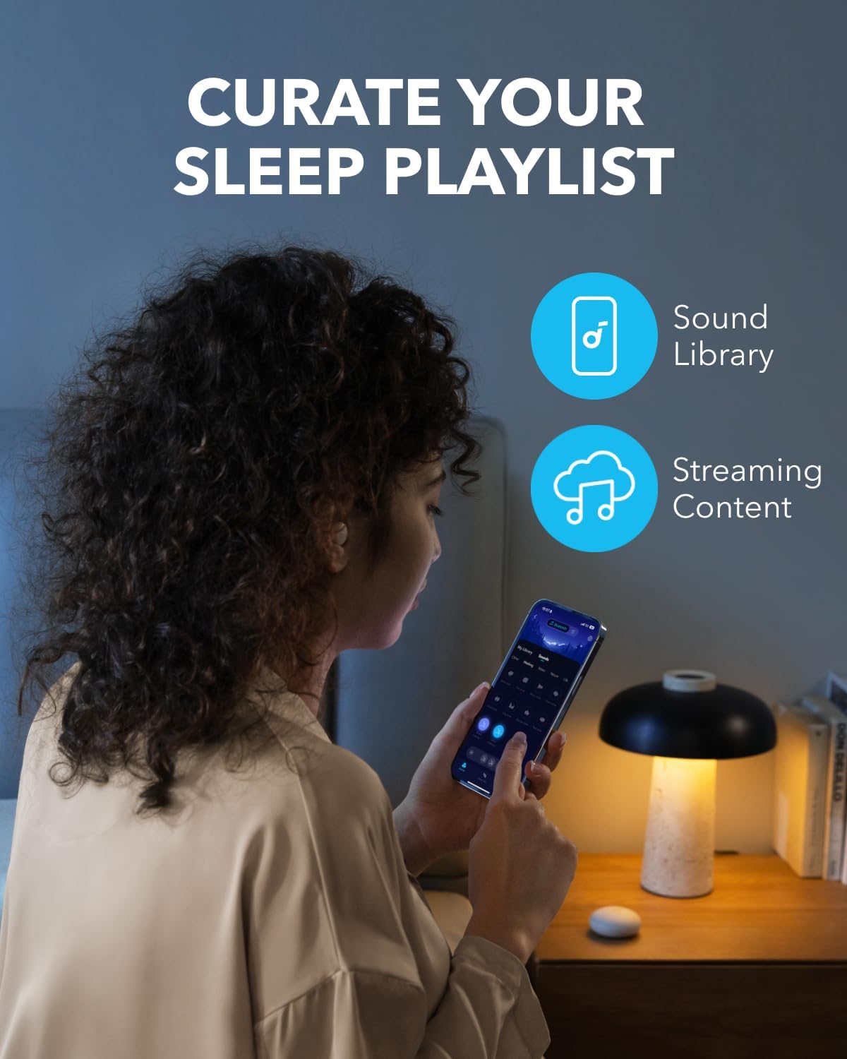 Handsfree Bluetooth Anker SoundCore Sleep A20, TWS, Biela A6611G21