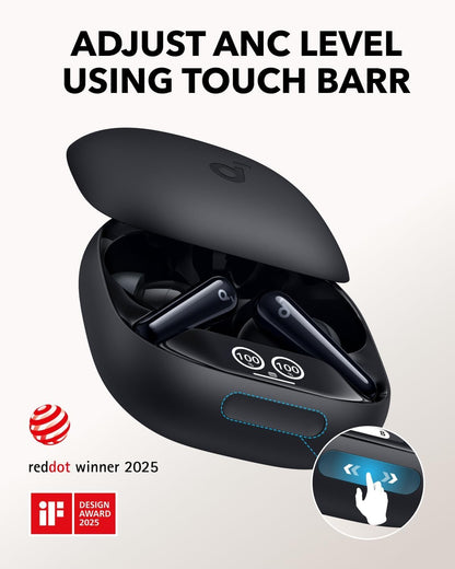 Handsfree Bluetooth Anker Soundcore Liberty 4 Pro, TWS, ANC, Čierna A3954G11