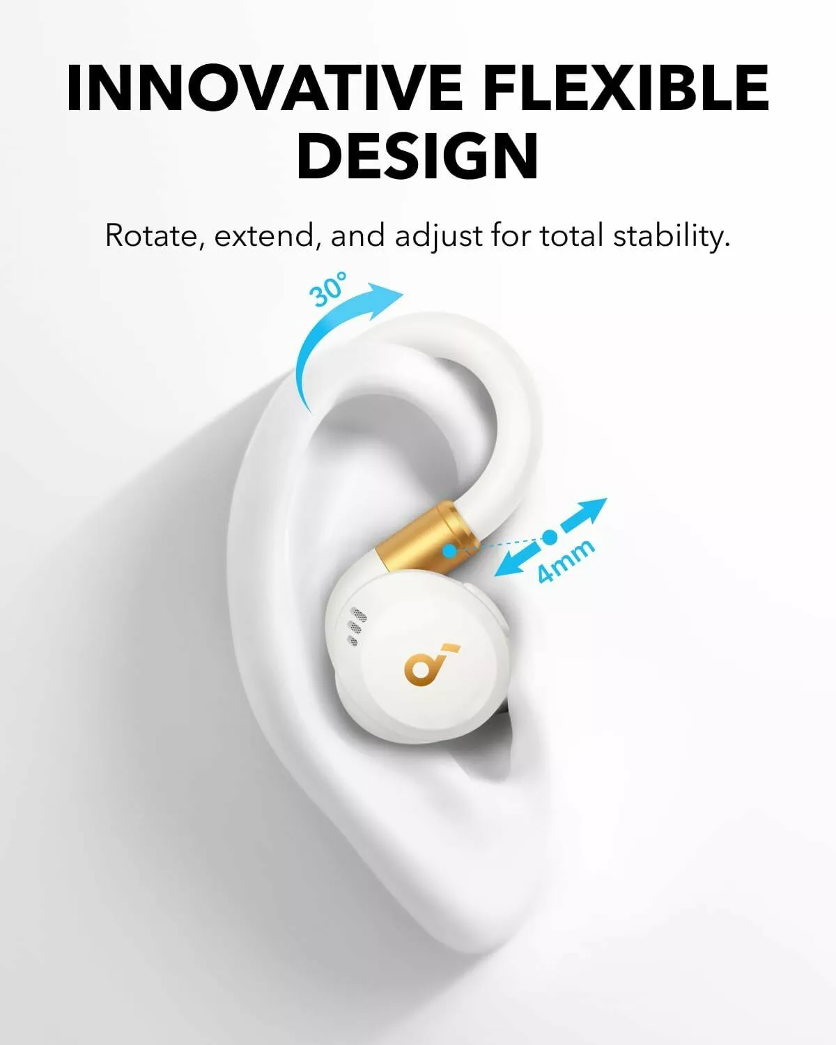 Handsfree Bluetooth Anker Soundcore Sport X20, TWS, ANC, Biela A3968G21