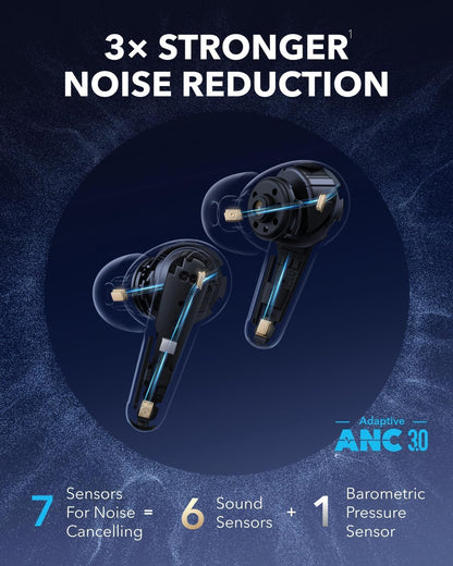 Handsfree Bluetooth Anker Soundcore Liberty 4 Pro, TWS, ANC, Čierna A3954G11