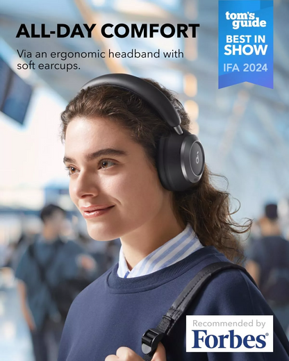 Handsfree Bluetooth Anker SoundCore Space One Pro, A2DP, ANC, Čierna A3062G11