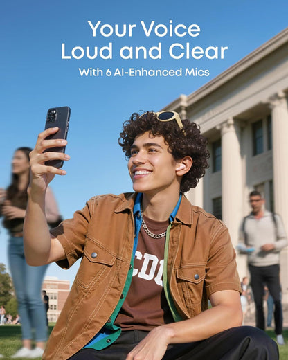 Handsfree Bluetooth Anker SoundCore R60i, TWS, ANC, Ružová D1202G51