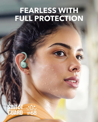 Bluetooth slúchadlá Anker Soundcore Sport X20, TWS, ANC, zelené A3968G61