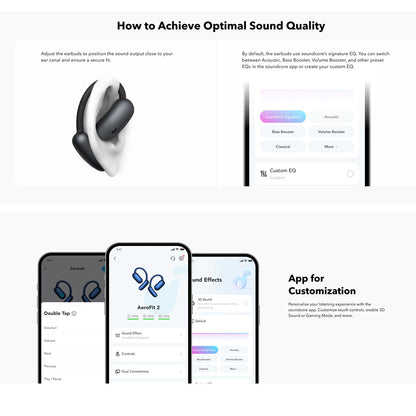 Handsfree Bluetooth Anker SoundCore AeroFit 2, TWS, Modrá A3874G31