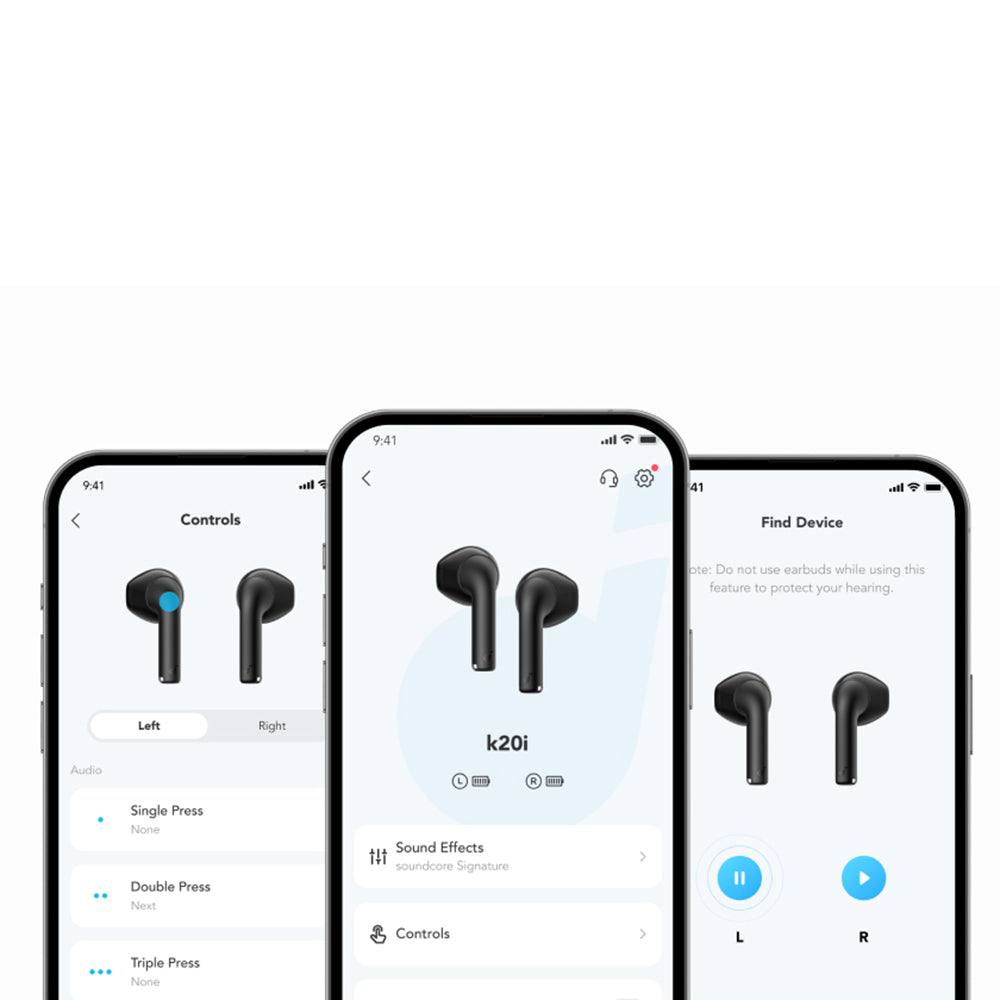Handsfree Bluetooth Anker SoundCore K20i, TWS, Modrá A3994G31