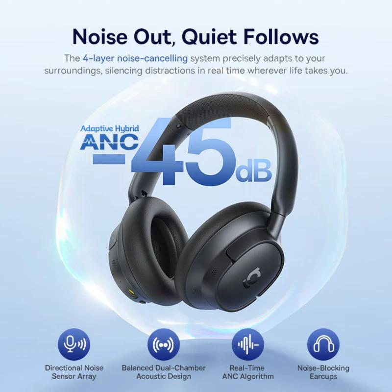 Handsfree Bluetooth Baseus Bass BH1 NC, MultiPoint, A2DP, ANC, Čierna A0203703