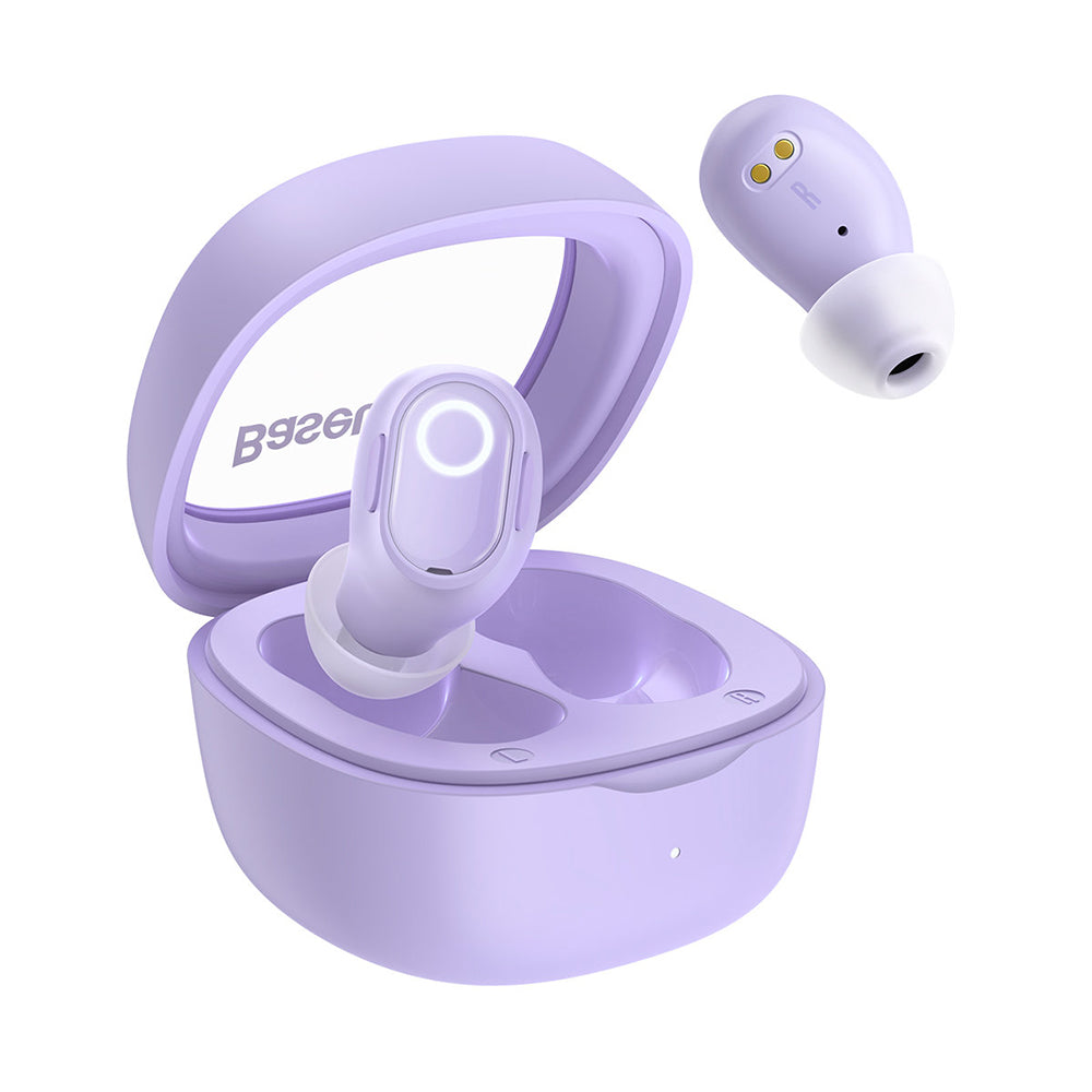 Handsfree Bluetooth Baseus Bowie WM02, TWS, Purple NGTW370205