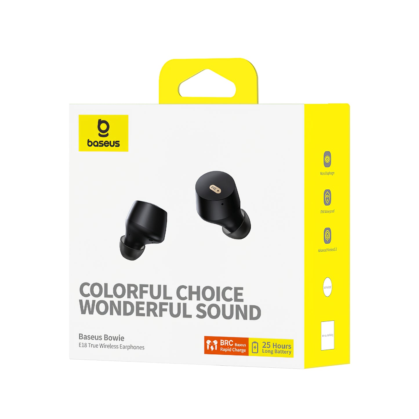 Handsfree Bluetooth Bluetooth Baseus Bowie E18, TWS, čierna A00023800123-00 