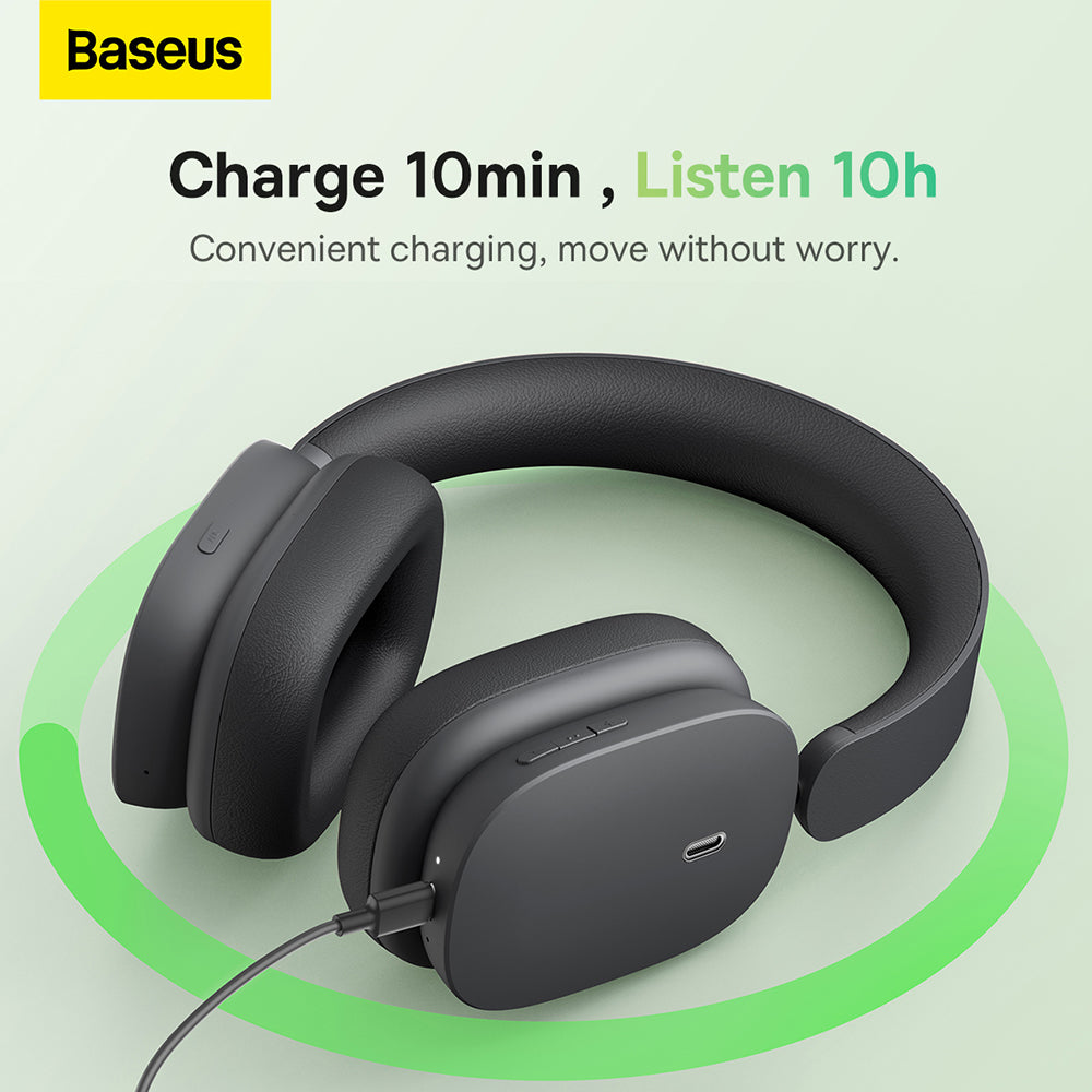 Handsfree Bluetooth Baseus Bowie H1, A2DP, ANC, Šedá NGTW230213