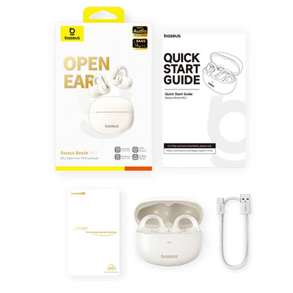Handsfree Bluetooth Baseus Bowie MC1, TWS, Biela A00083501226-00