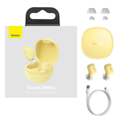 Handsfree Bluetooth Baseus Bowie WM01, TWS, Čierna NGTW370001