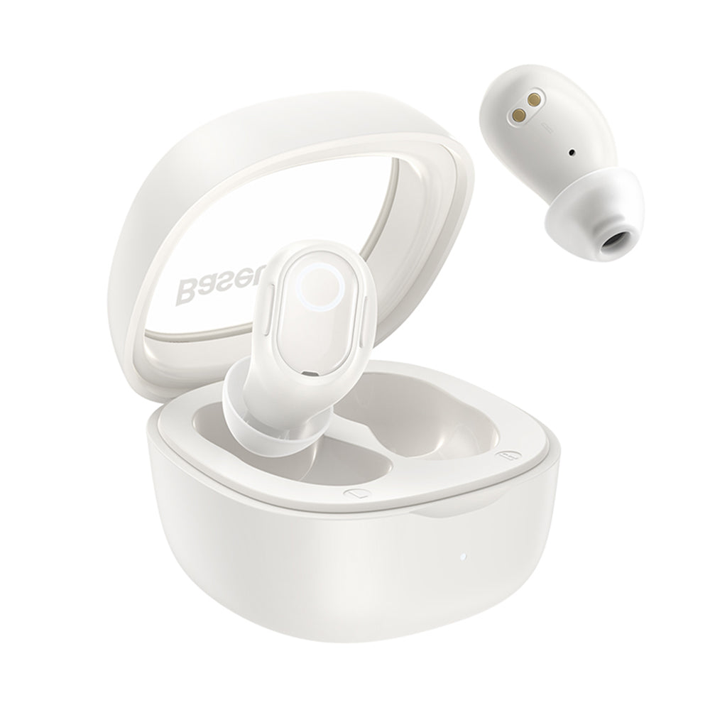 Handsfree Bluetooth Baseus Bowie WM02, TWS, Biely NGTW370202