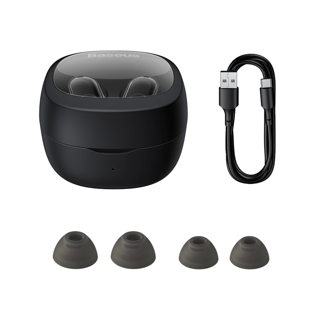Handsfree Bluetooth Baseus Bowie WM02, TWS, Čierna NGTW370201